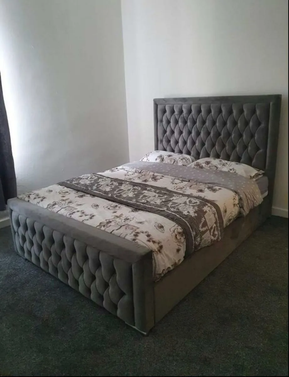 King size bumber bed frame with Mattress included - Image 4