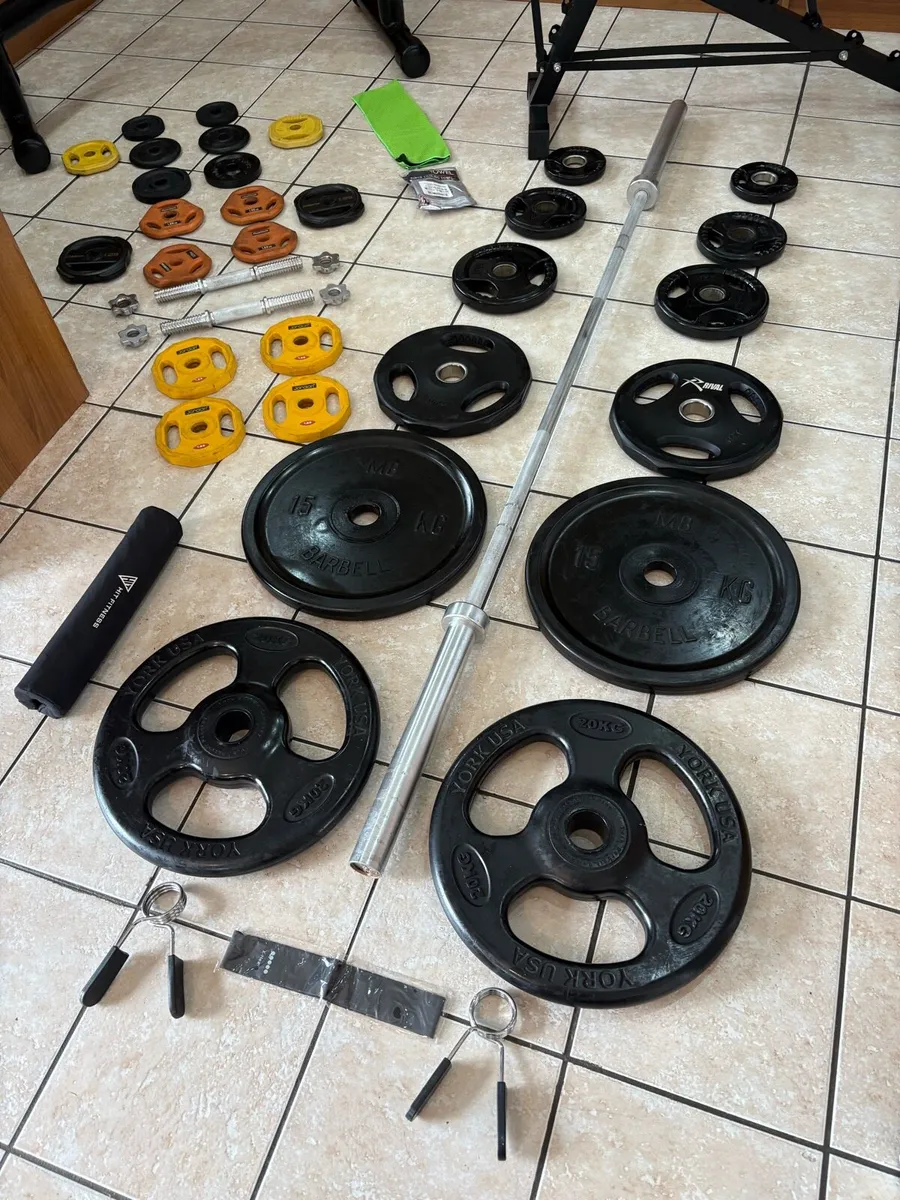 VERY CHEAP ALL IN 1 OLYMPIC WEIGHTLIFTING GYM SET! - Image 2