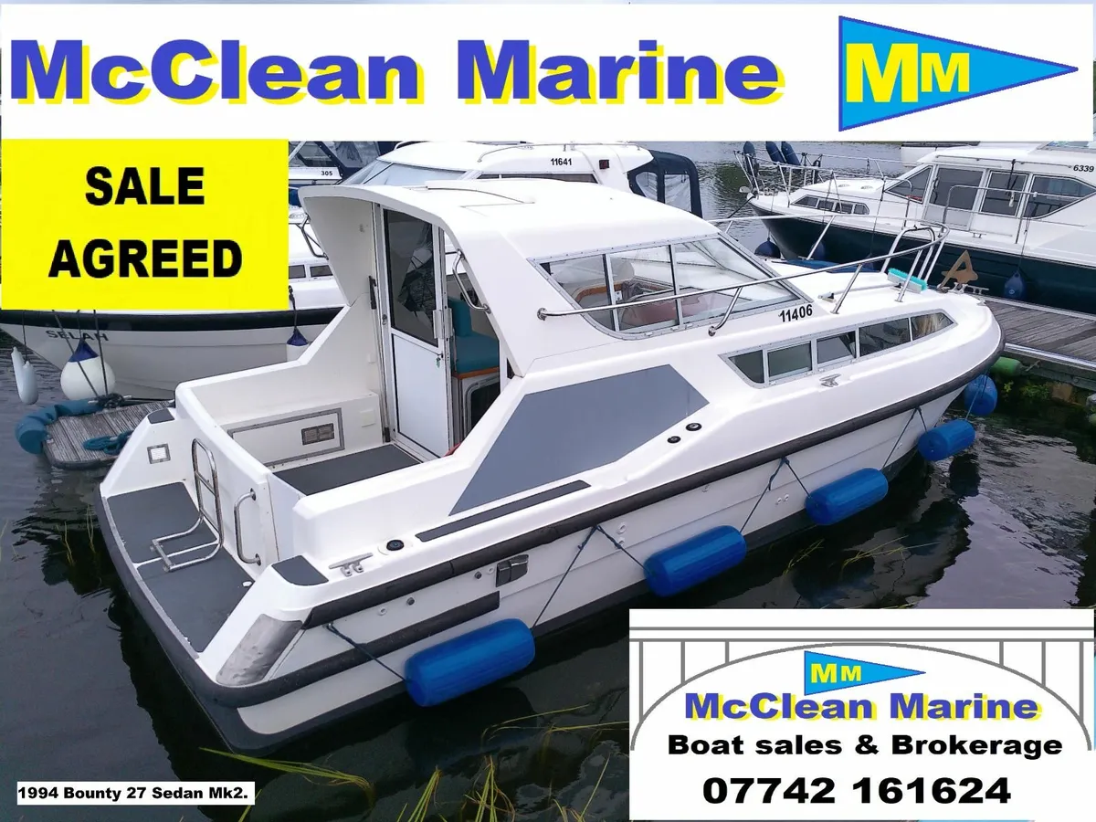 1994 Bounty 27 Sedan (Sale agreed) - Image 1