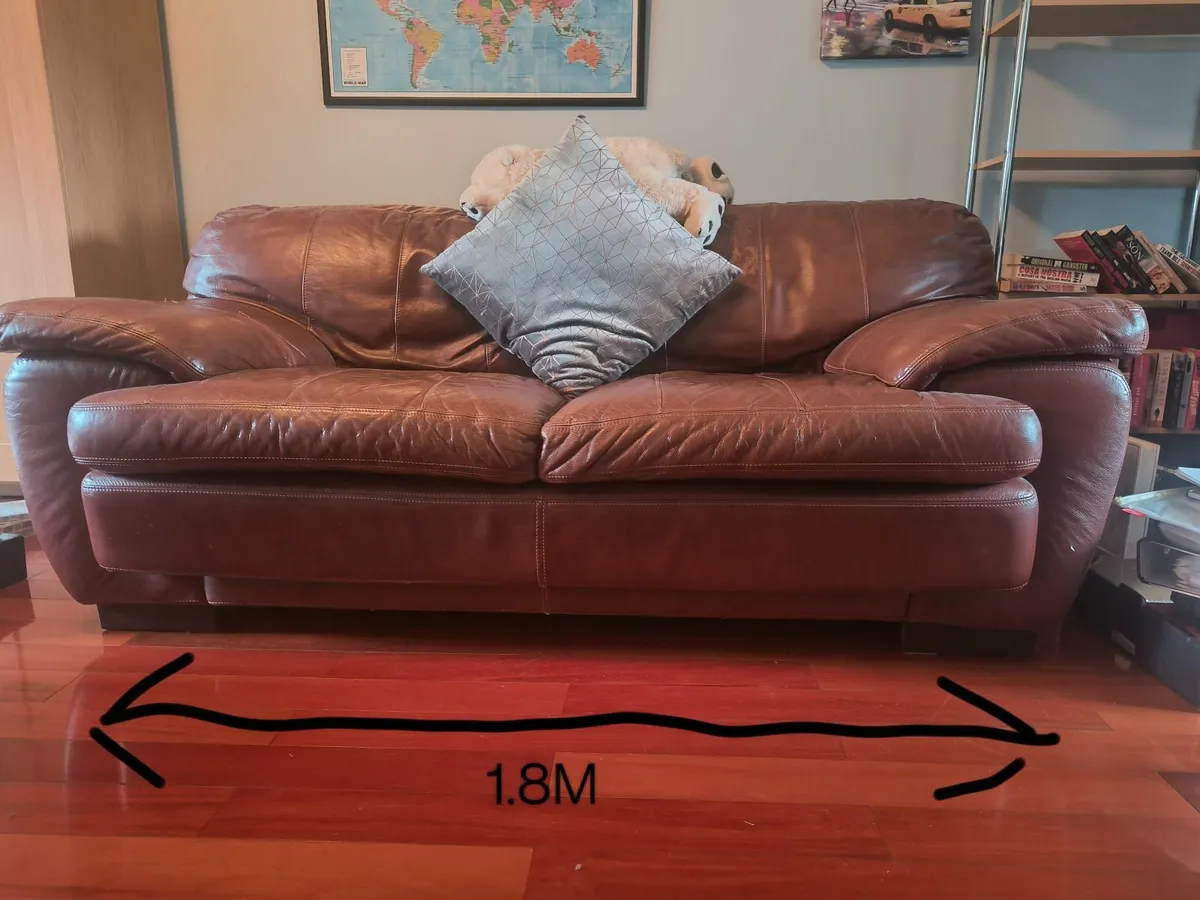 Sofa - Leather - Image 1
