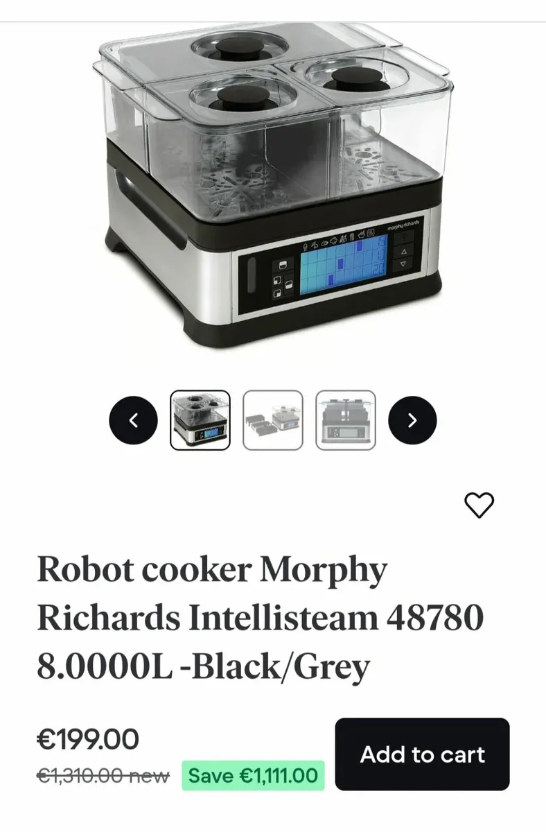 Morphy Richards Intellisteam steamer - Image 2