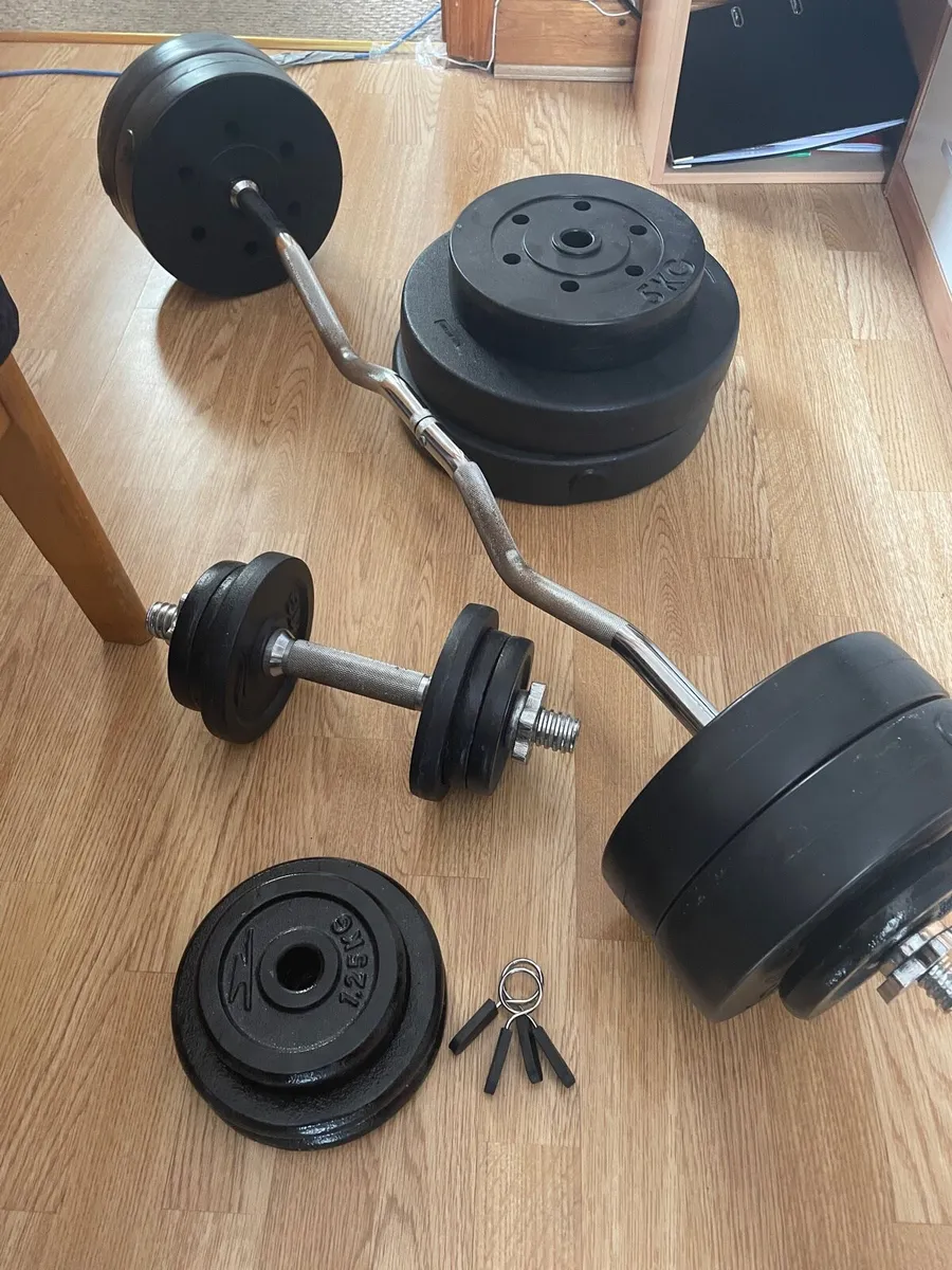 Barbell, dumbbell and weights