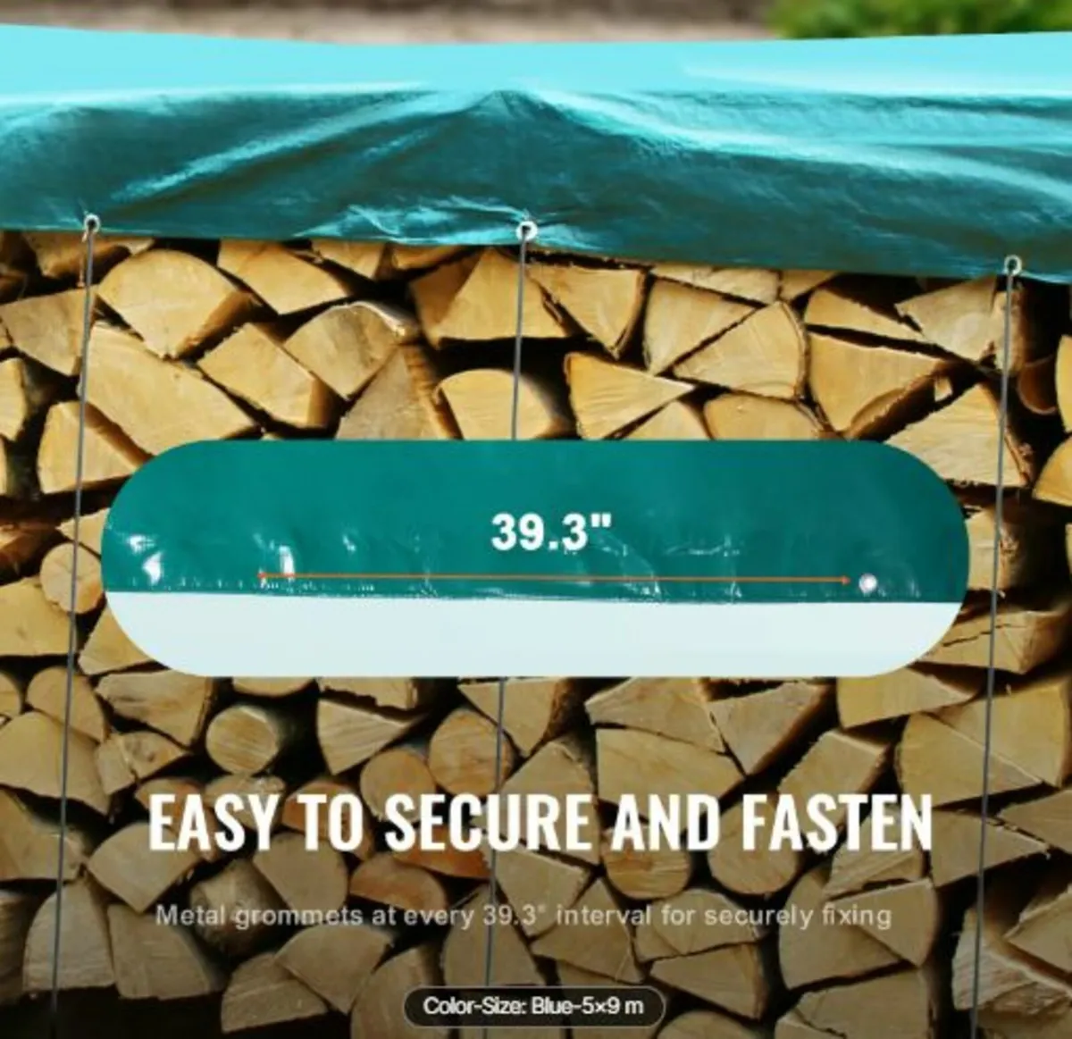 PVC Waterproof Tarp 16.5 x 29.5 ft Heavy Duty PVC - Image 3