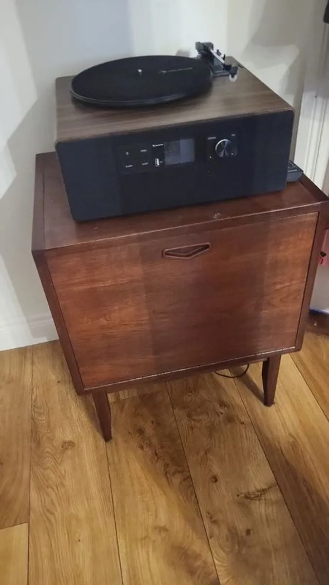 Vintage Record Cabinet - Image 1