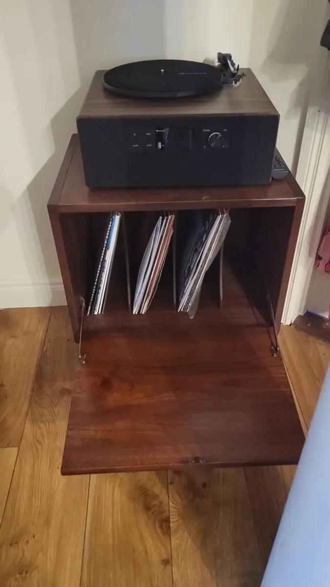 Vintage Record Cabinet - Image 2