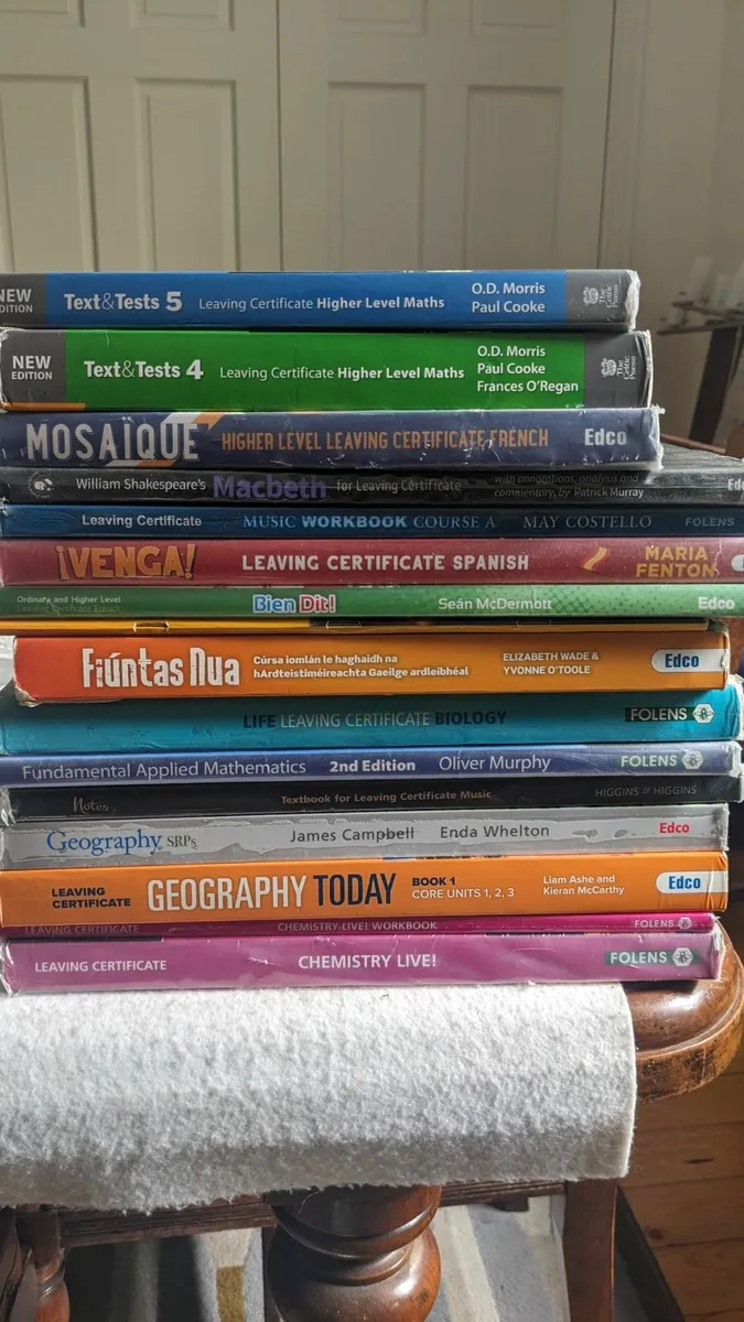 Leaving cert textbooks