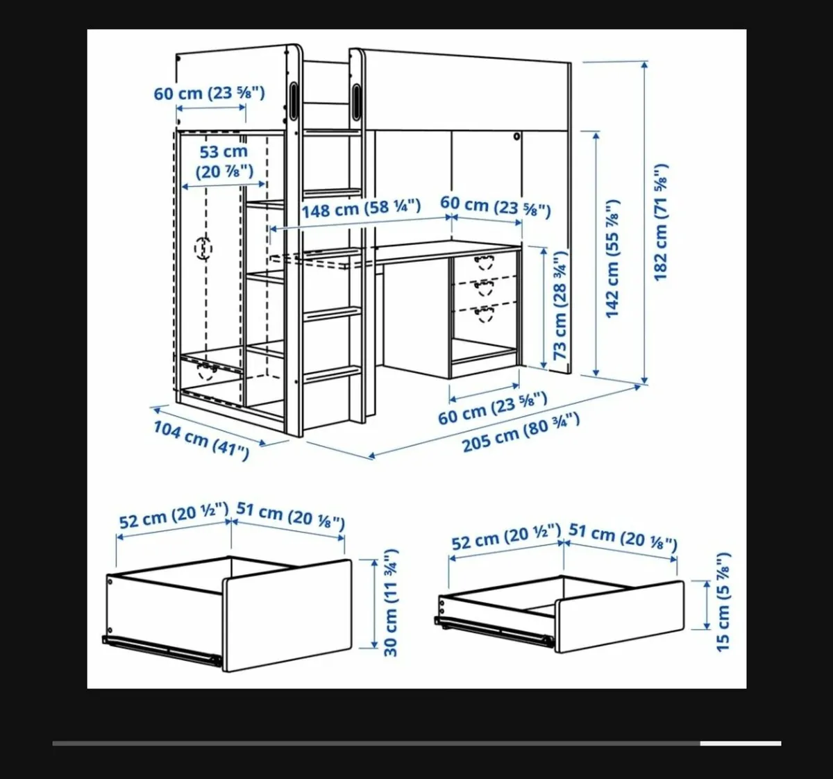 Kids loft bed - Image 2