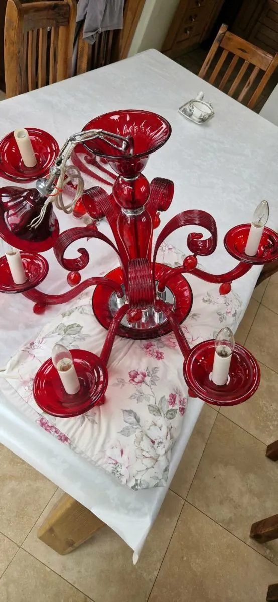 Murano Glass Chandeliers - Image 1
