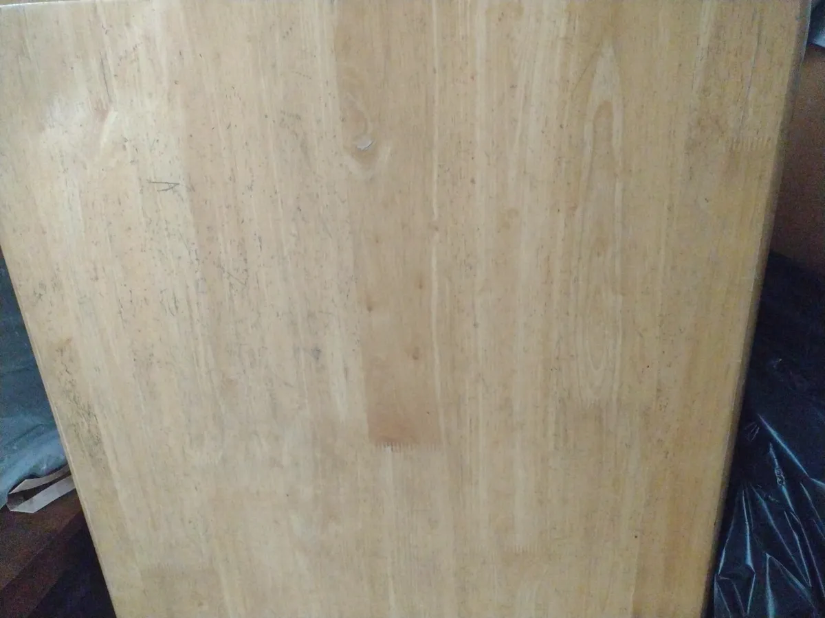 Solid Oak dining table top - Image 3
