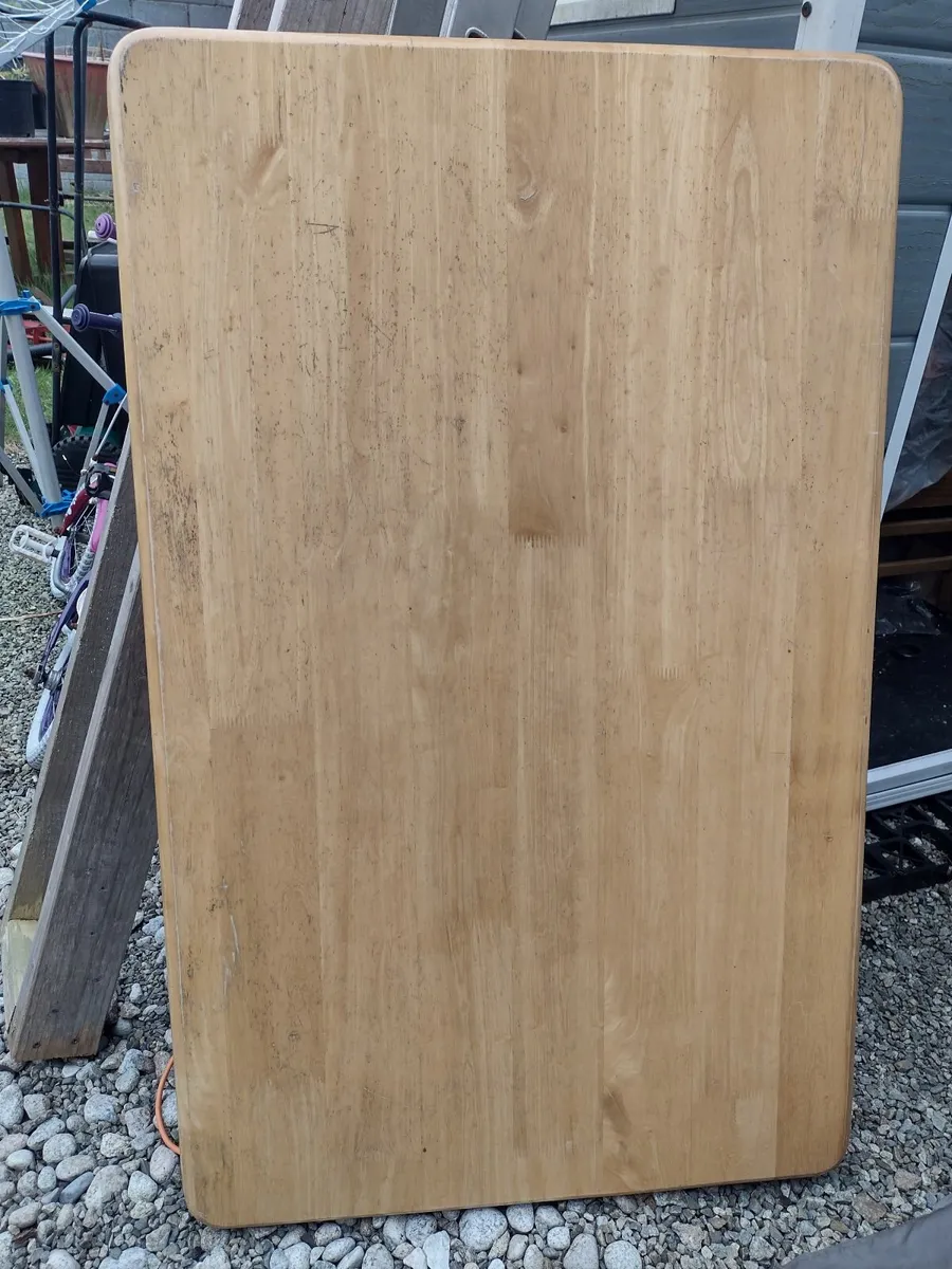 Solid Oak dining table top - Image 1