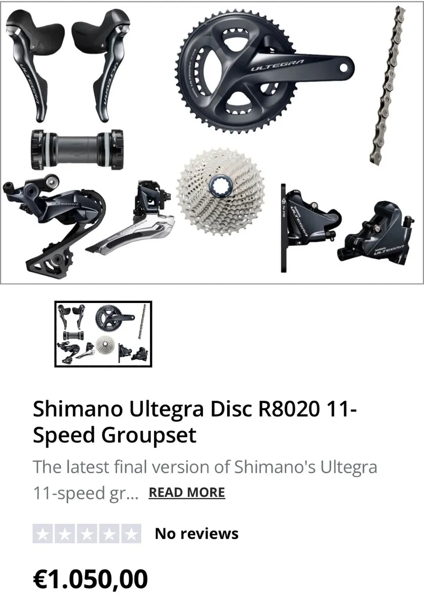 Shimano Ultegra 8020  disc 11speed groupset - Image 1