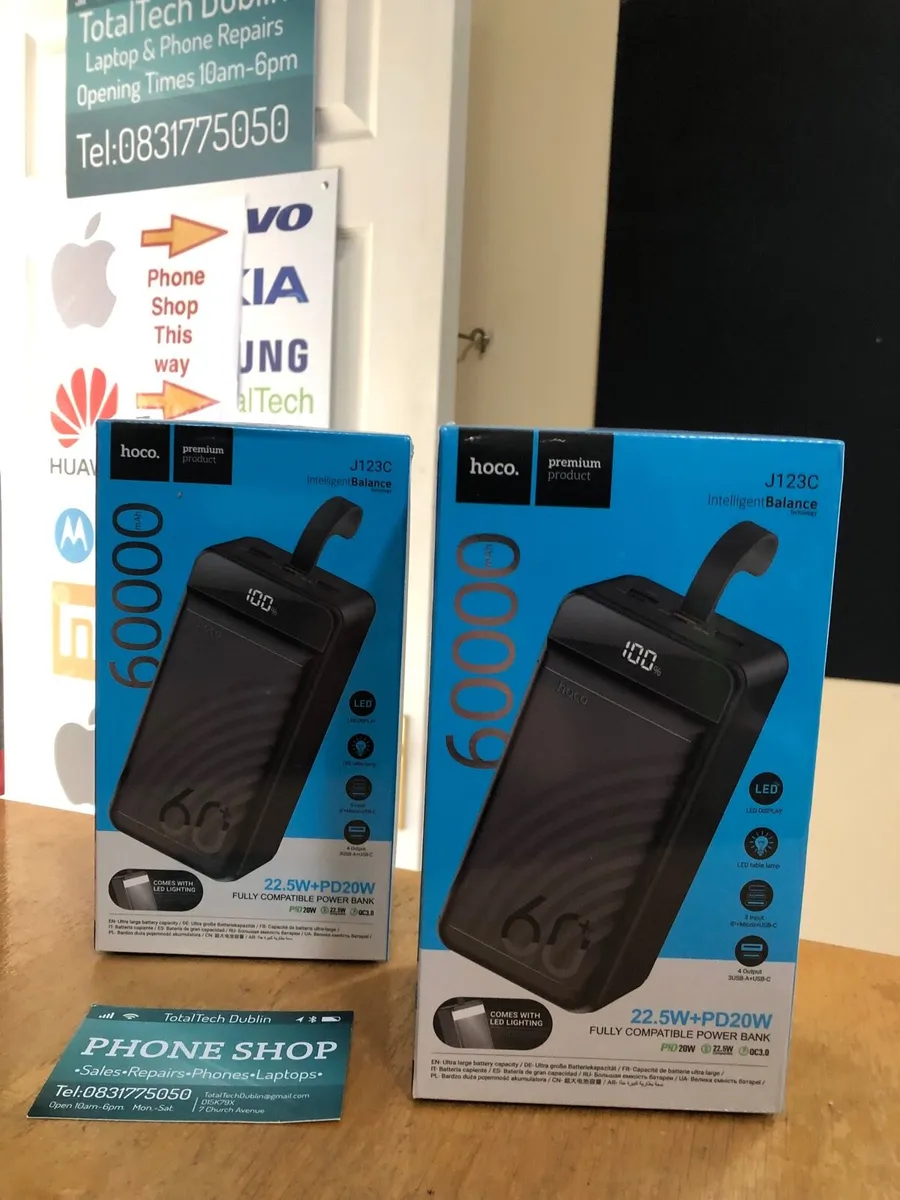 Totaltech HOCO 60000 Power Bank Brand New Flash Li - Image 2