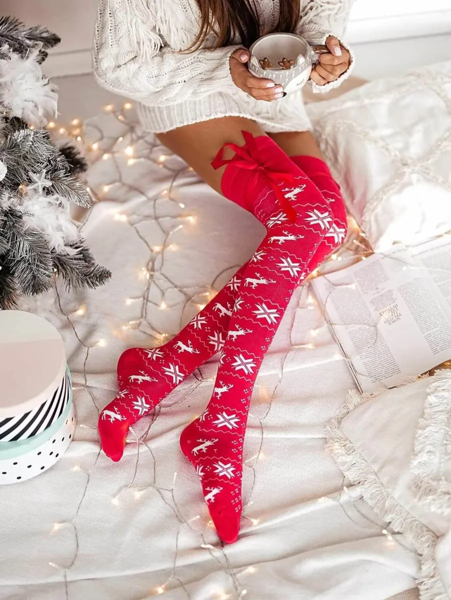 Christmas Socks Knee-high - Image 4