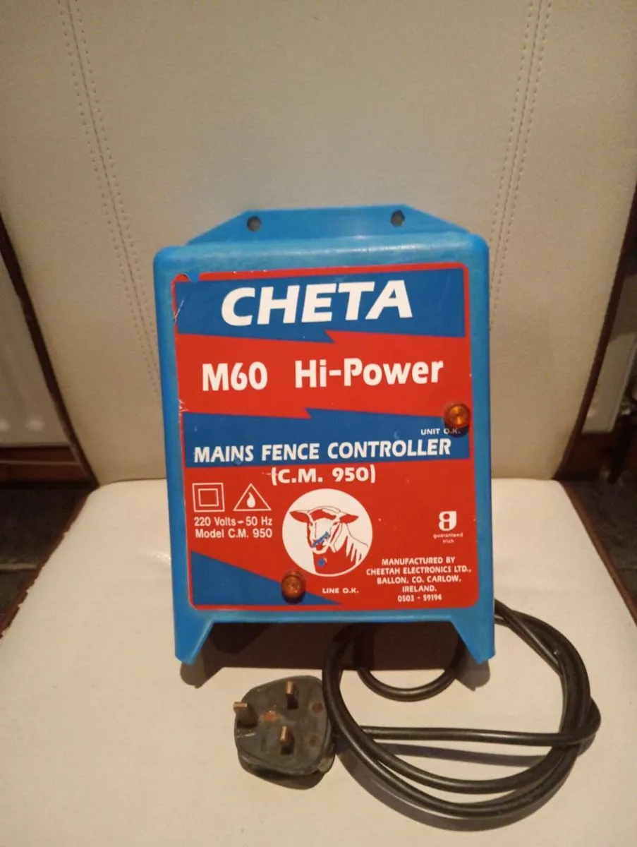 Cheta m60 mains fence controller - Image 1