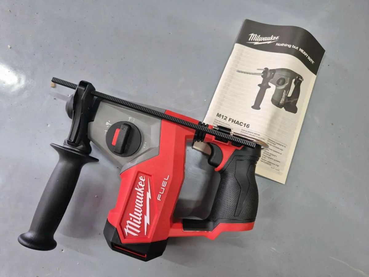 Milwaukee M12 Fuel SDS-PLUS Drill Body - Image 2