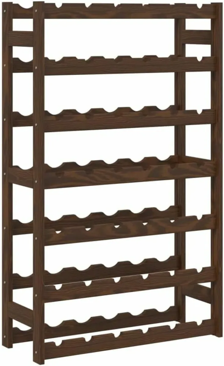 Wine Rack, Bottle Rack with 7 Shelves for 42 Bottl - Image 2