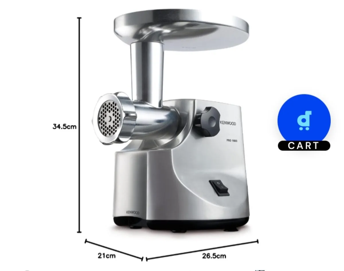 Kenwood 1600 Pro Mincer – Unwanted Gift (New in Bo - Image 1