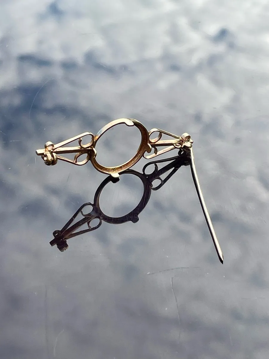 9ct Gold Brooch - Image 4
