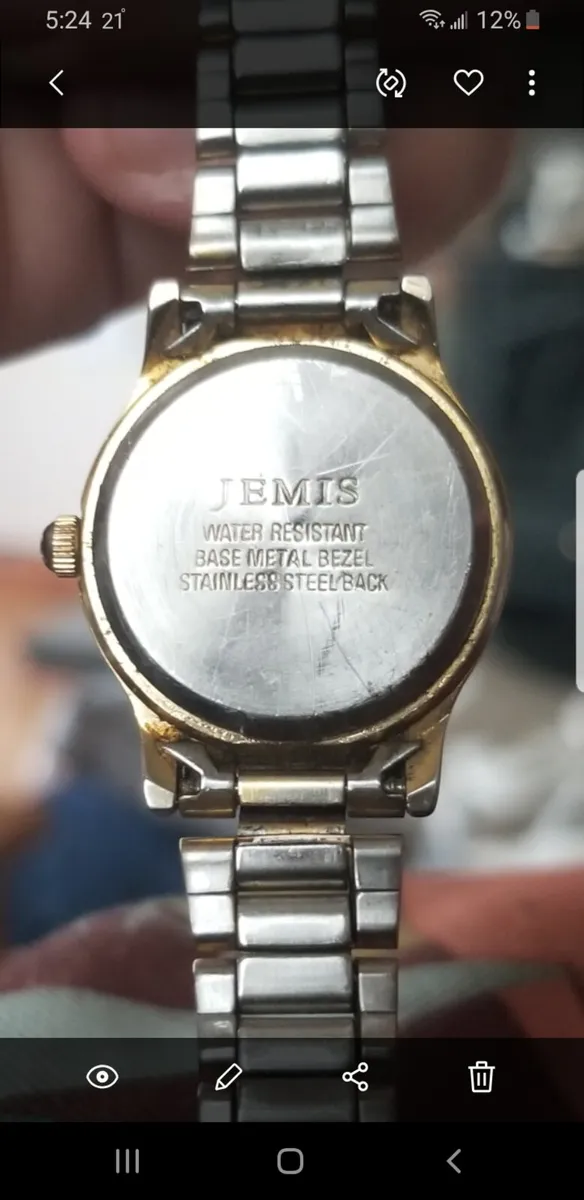 Old  jemis watch - Image 2