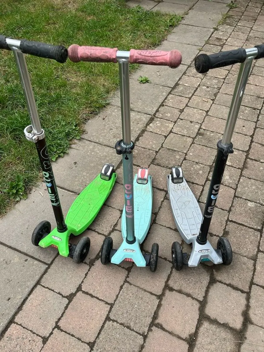 |||   Micro Scooters x 3.  ||| - Image 1