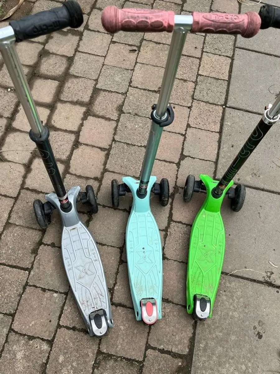 |||   Micro Scooters x 3.  ||| - Image 2