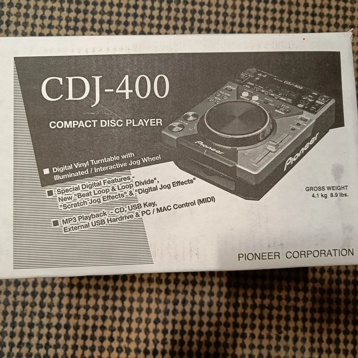 Pioneer CDJ 400 audio player  (New - Never used) - Image 1
