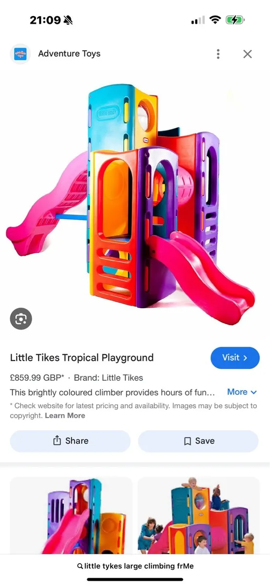 Little tykes tropical playground. - Image 1