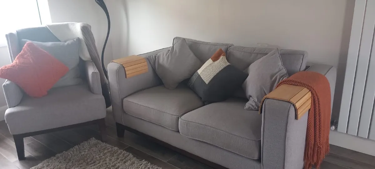 Two Seater Sofa & Arm Chair