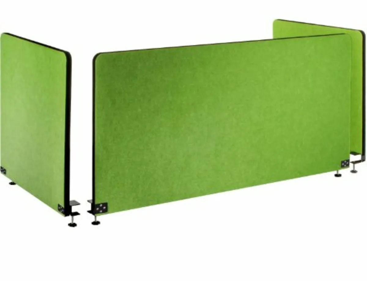 Desk Divider 60'' Desk Privacy Panel, 3 Panels - Image 3