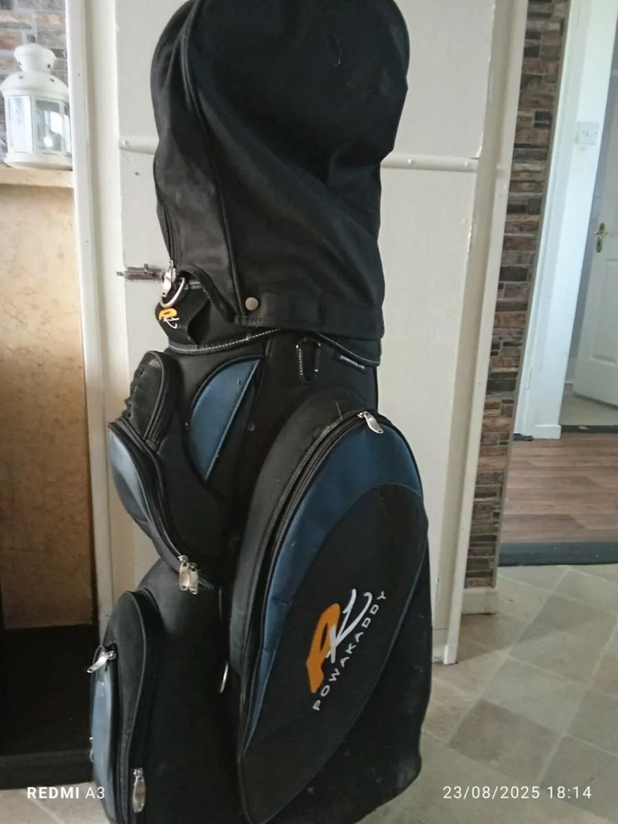 Set off golf clubs  with powerkaddy bag - Image 3