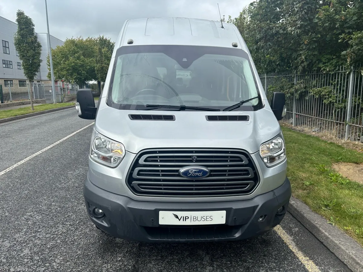 2018 Ford transit minibus in silver low KLM’s - Image 3