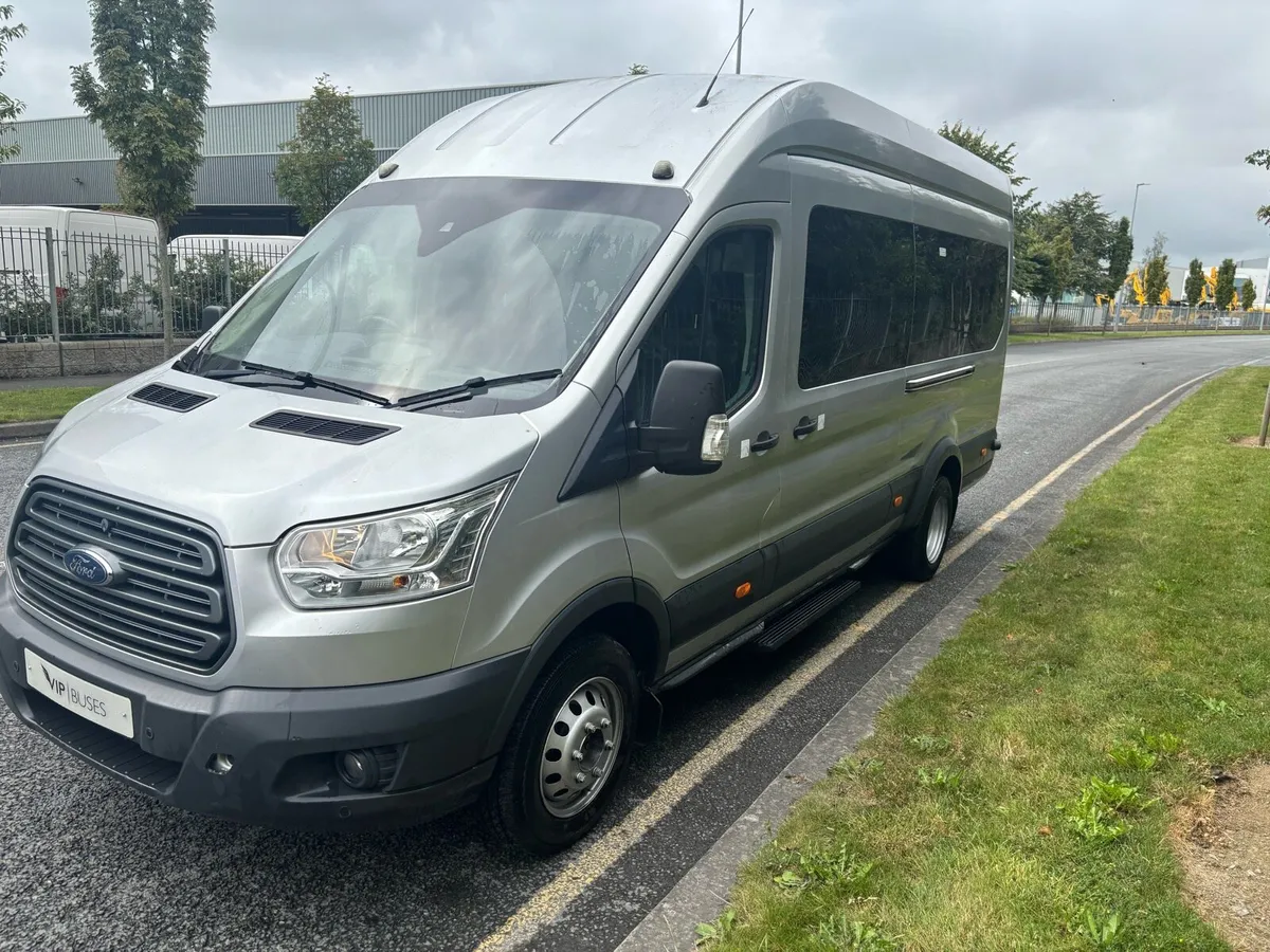 2018 Ford transit minibus in silver low KLM’s - Image 4