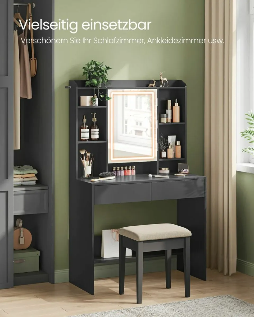 Dressing table LED Mirror  White - Image 3