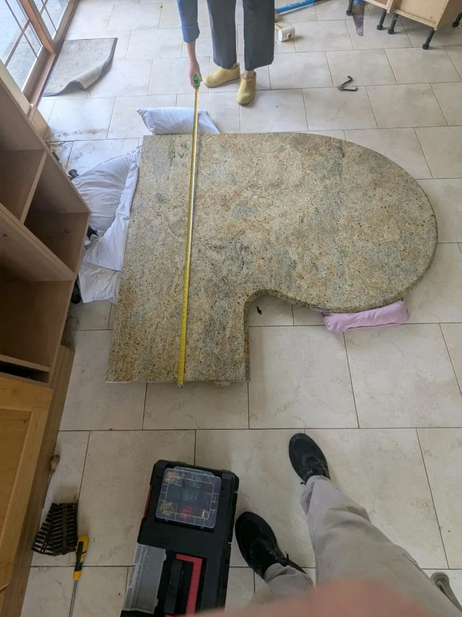Granite worktop end piece - Image 1