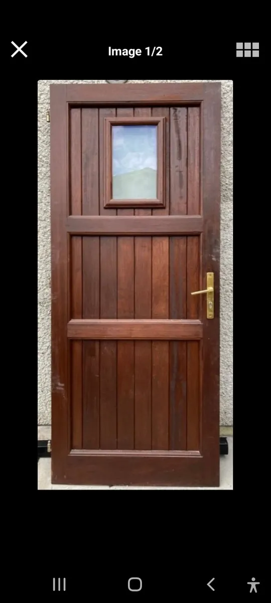TEAK  Fronth Hall door and 125  New Roof tiles - Image 1