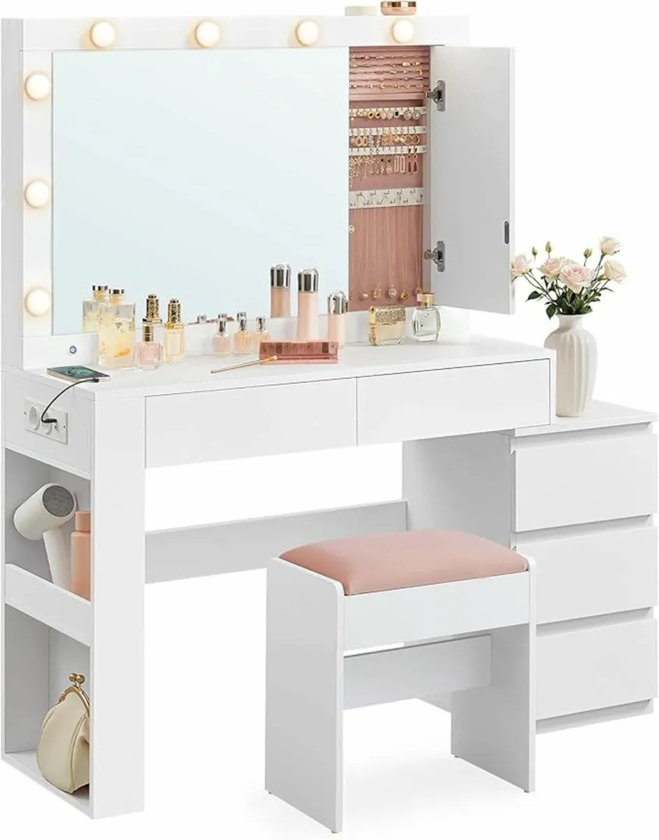 XXL Dressing table LED Bulbs Hollywood mirror - Image 2