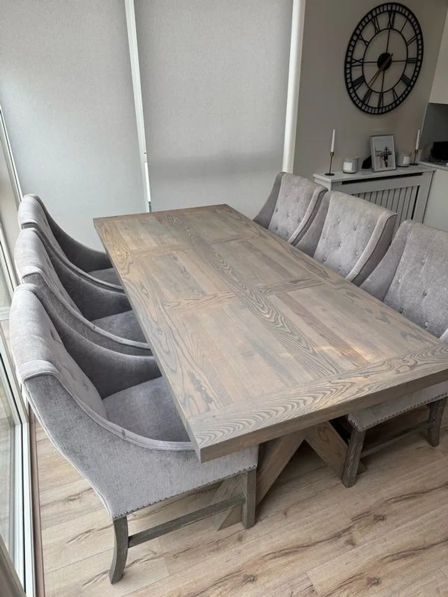 Diamond Furniture Table & Chairs - Image 4