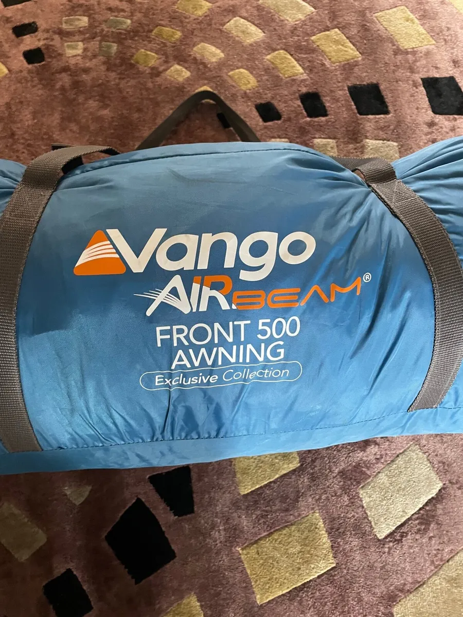 Vango air beam 5 man tent with awning - Image 4