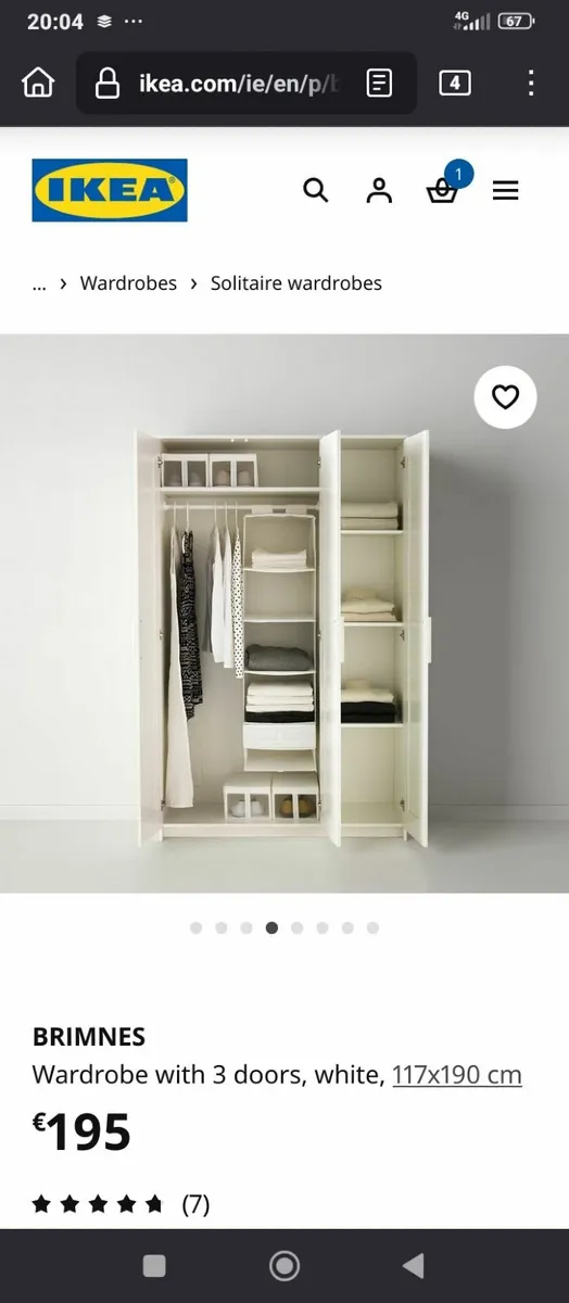 Ikea wardrobe - Image 1