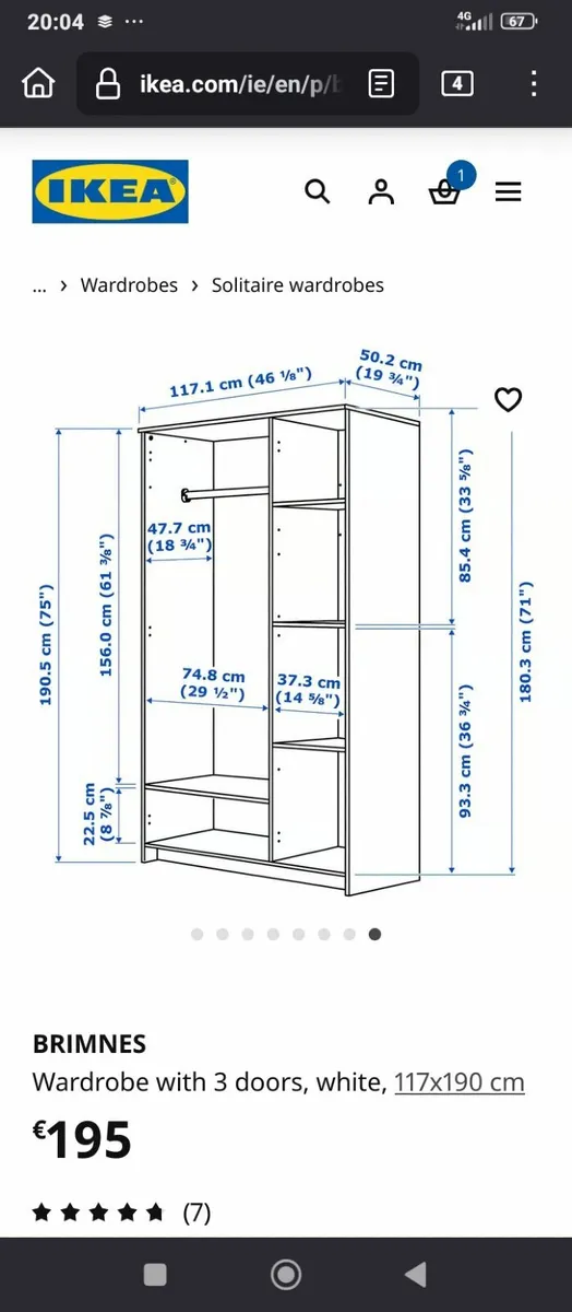 Ikea wardrobe - Image 3