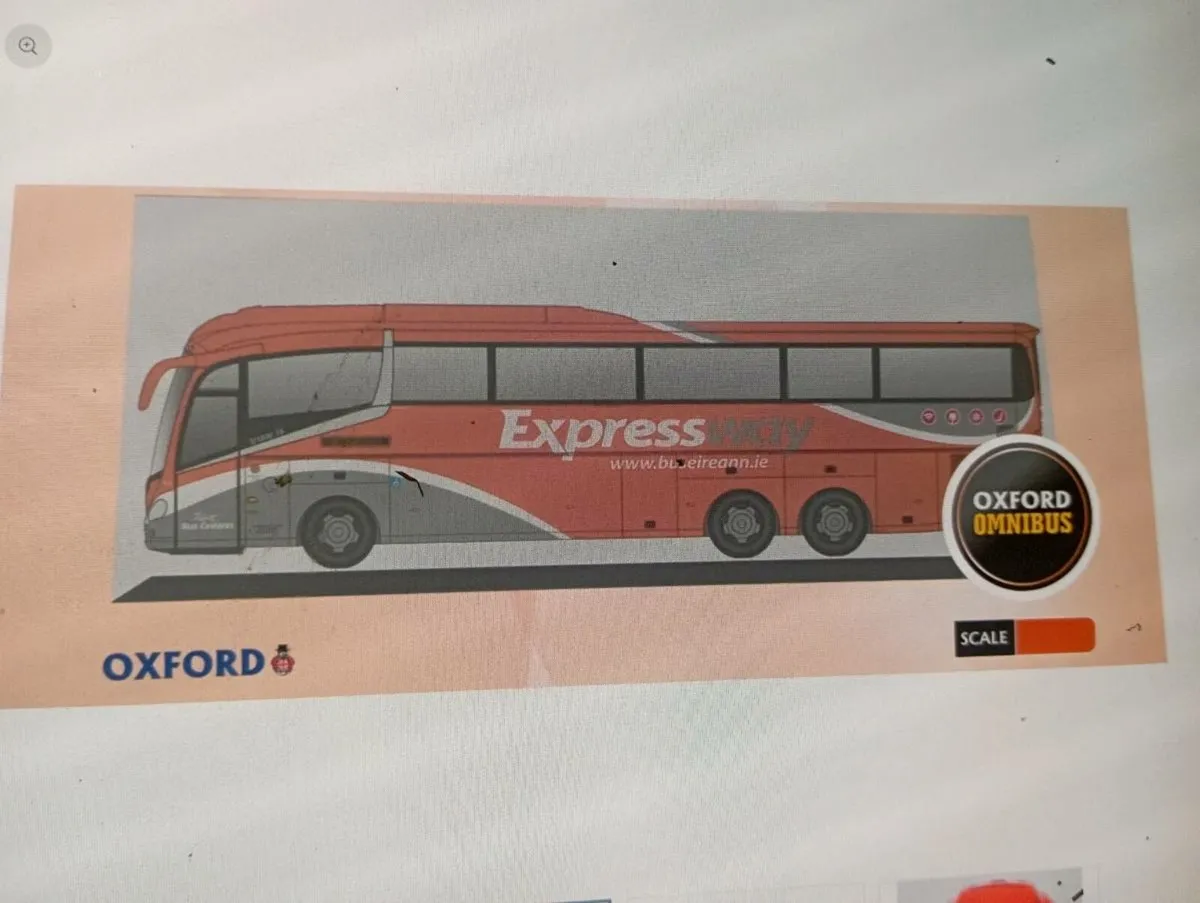 OXFORD DIE CAST IRIZAR I6 BUS EIREANN EXPRESSWAY. - Image 1