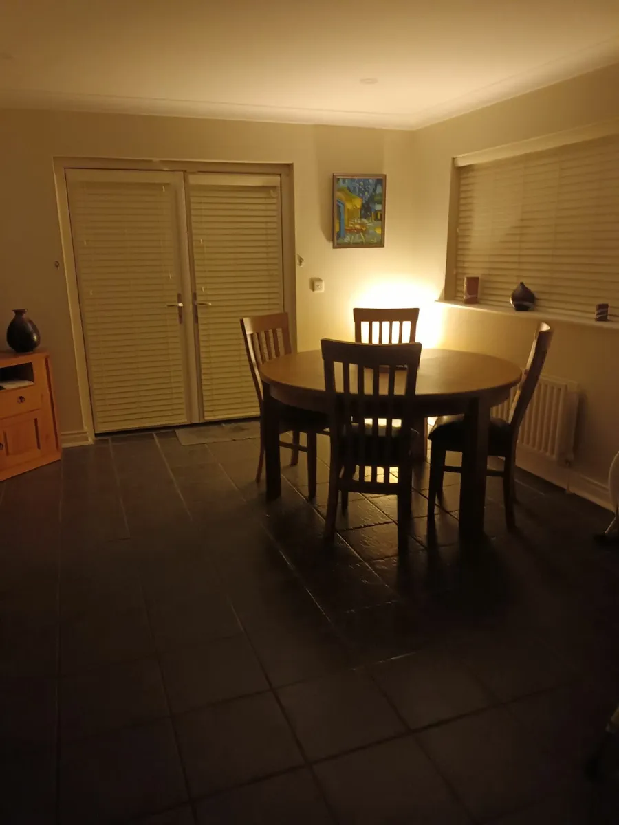 Table and 4 chairs - Image 1