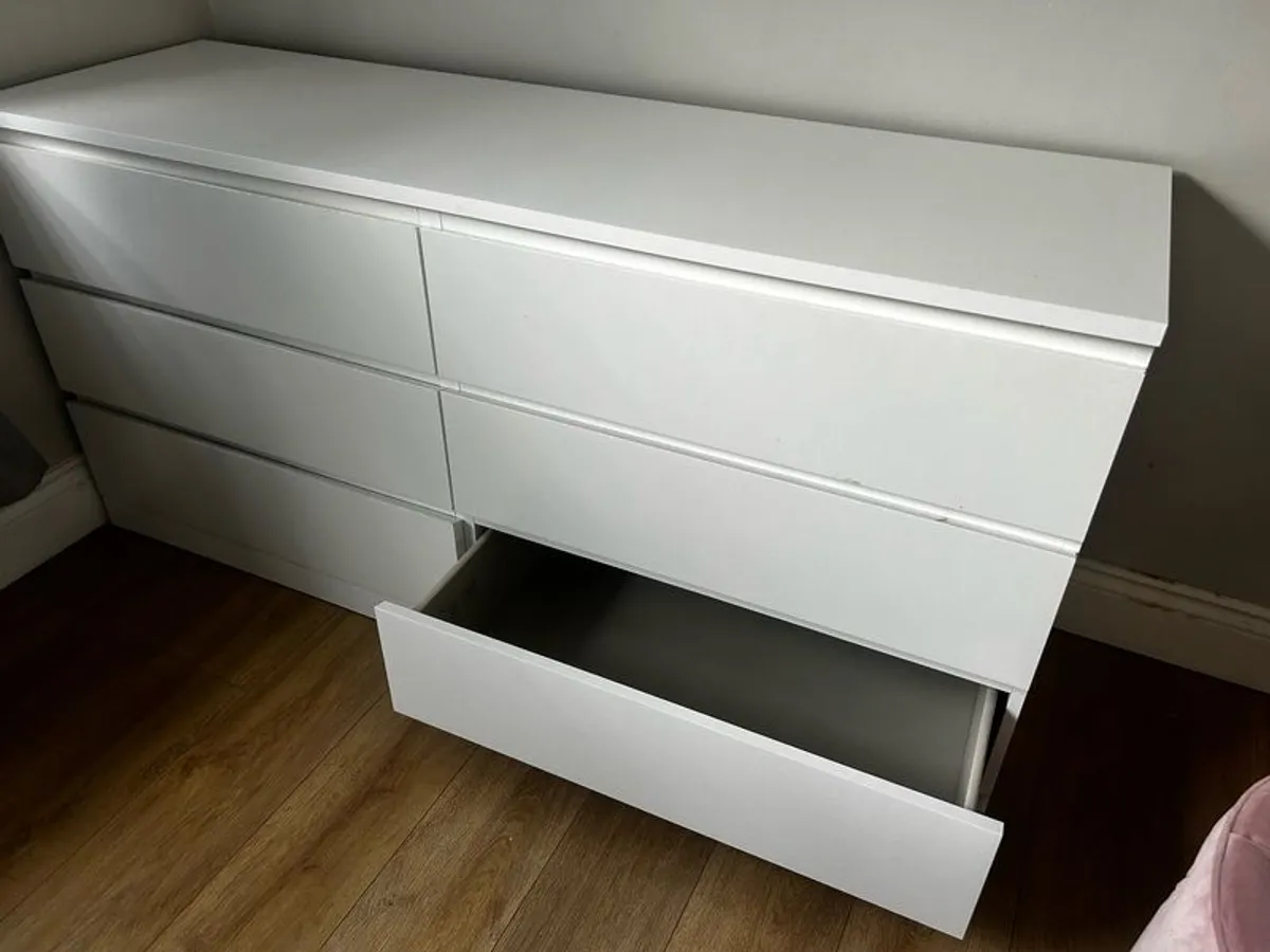 Ikea Malm 6 drawer - Image 1