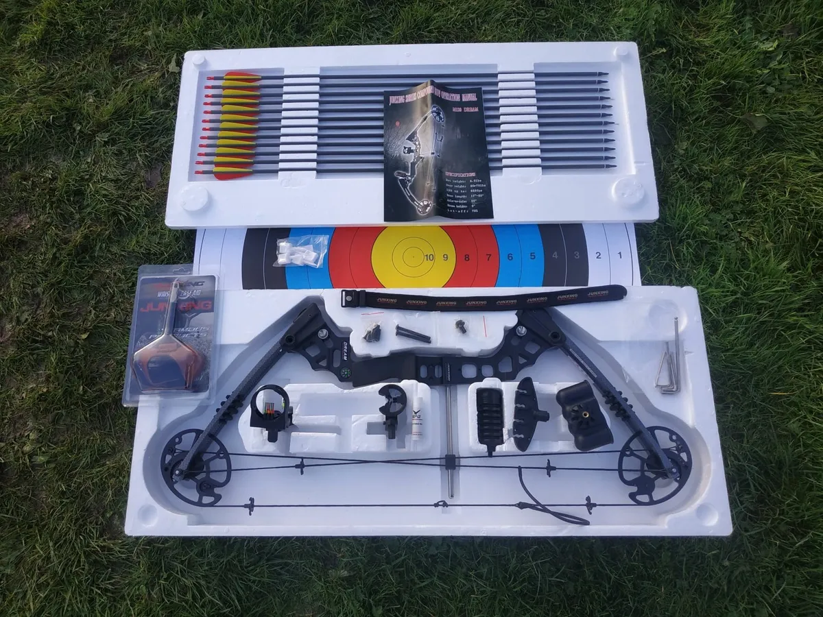 Archery Bow, Hobby hunter compound 20 to 70lbs+kit - Image 4