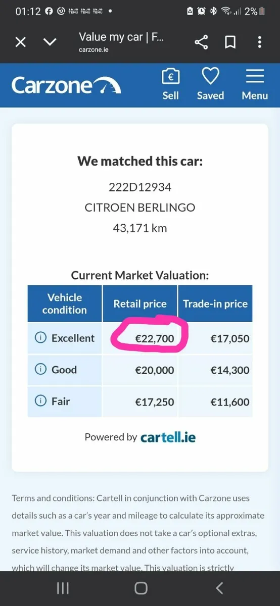 Citroen Berlingo 2022 eBerlingo - Image 2