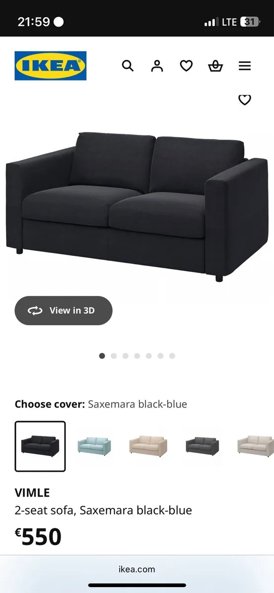 2 seater sofa - Image 3