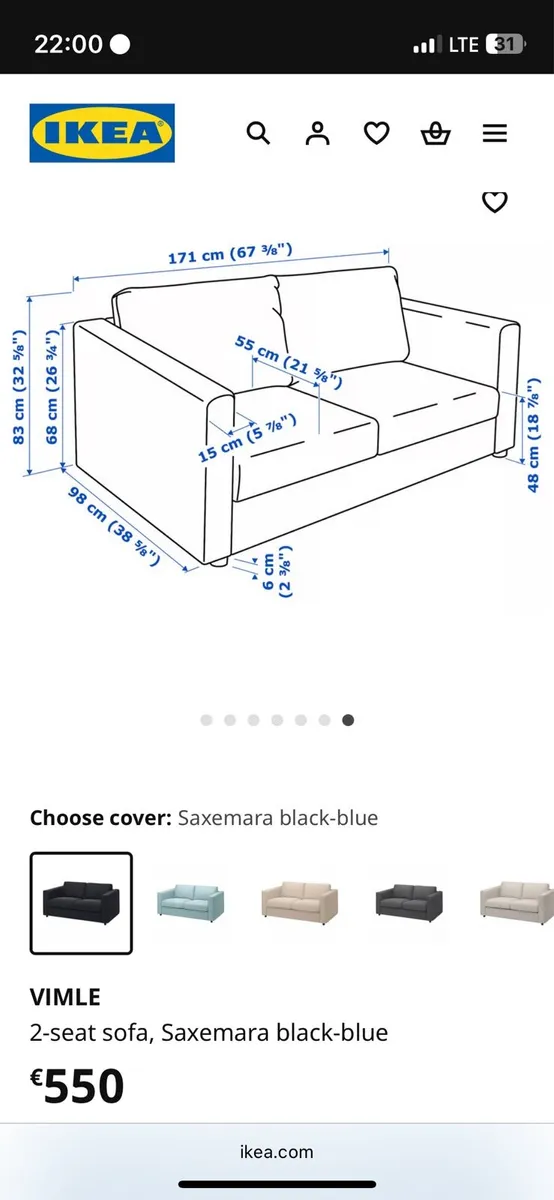 2 seater sofa - Image 4
