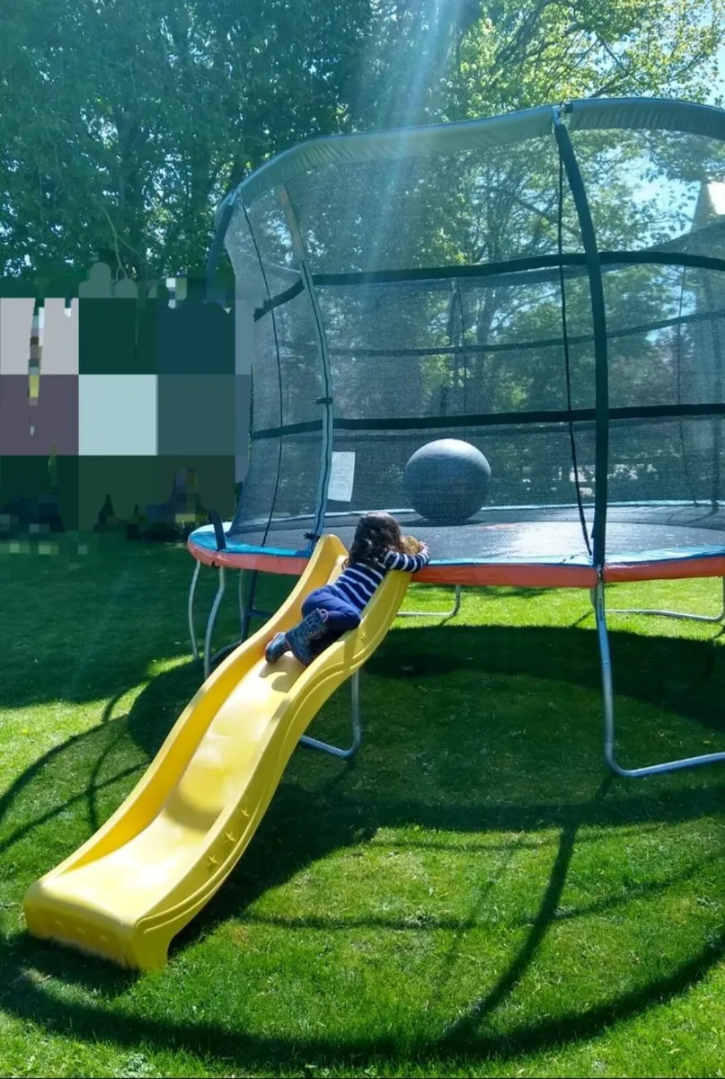 Trampoline slide and ladder - Image 2
