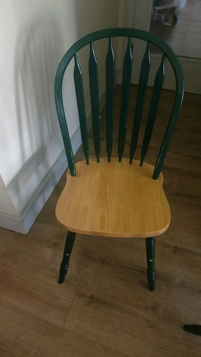 Dining table with 6 chaira - Image 4