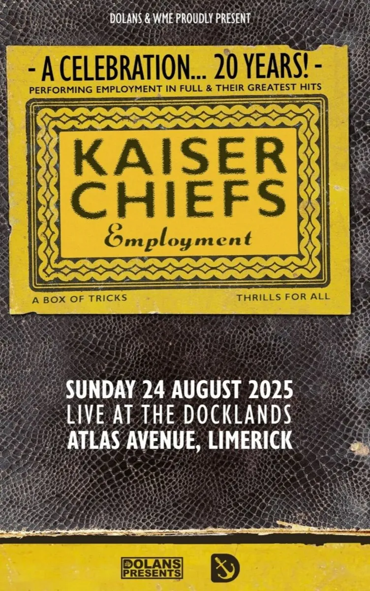Kaiser Chiefs Tickets Limerick